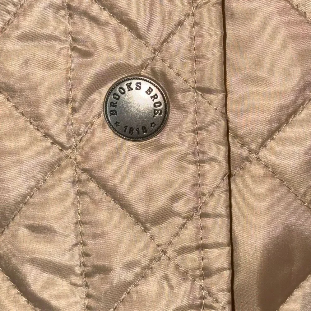 BROOKS BROTHERS 346 Quilted Barn Jacket British Plaid Lined